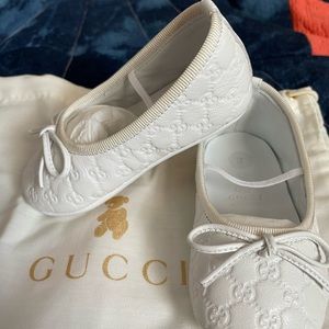 🤍Baby Gucci White ballet shoe🤍
